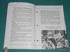 Vtg 1934 Mark of Champions Swift's Dealer Service Meat Food Storage Equipment