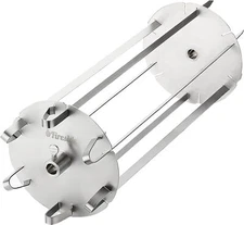 TURBRO Universal Grill Rotisserie Skewer Set, Fits 1/2?? or 3/8" Hexagon