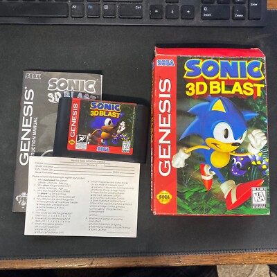 Sega Sonic 3D Blast | Sega Genesis | Action & Adventure | NTSC-U/C