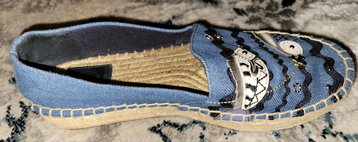 Tory burch denim shoes discount