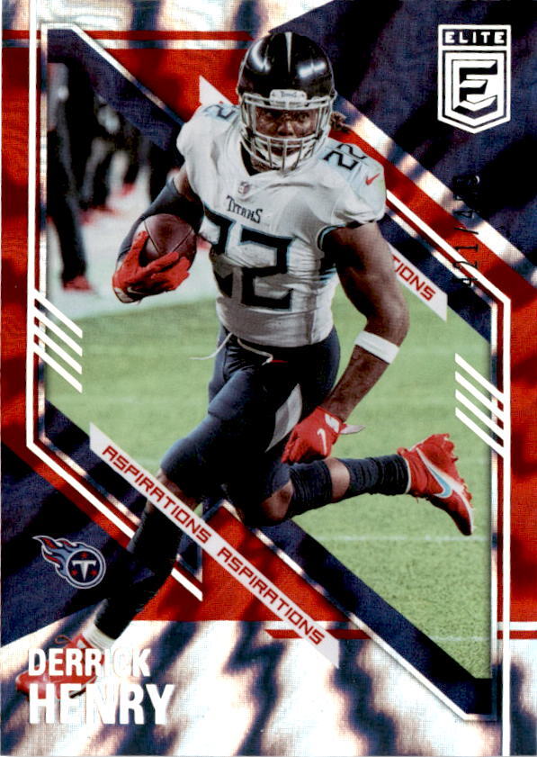 2021 Donruss Elite #4 Derrick Henry /499 Aspirations Shimmer