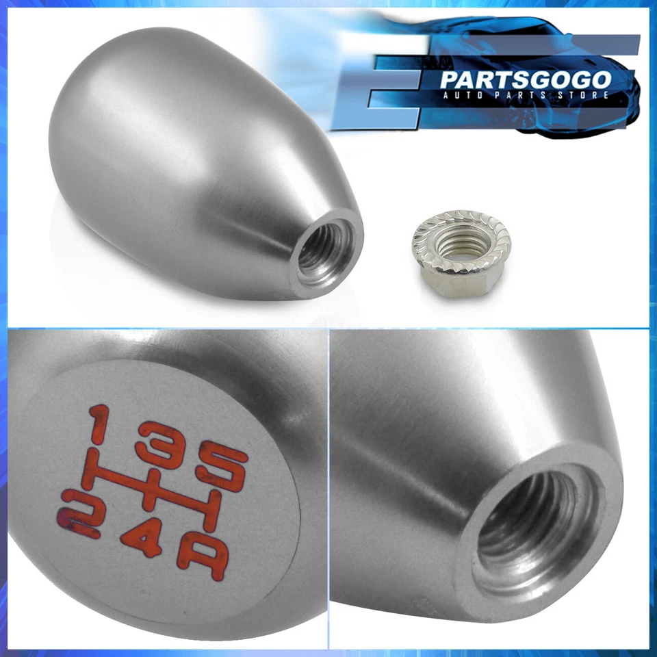 For Honda Civic Integra DelSol JDM Type-R Style 5 Speed Manual Shift Knob Gray Foto 2 de 3