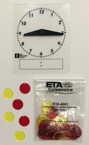 MANIPULATIVES (Overhead ruler, fractions, clock, money, pattern blocks, etc.) - Picture 3 of 7