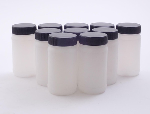 Runde Weithalsflaschen, Mit Schraubverschluss, 100Ml, 10 Flaschen-image