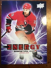 19-20 UD Series 1 Hockey Pure Energy PE-19 Sebastian Aho