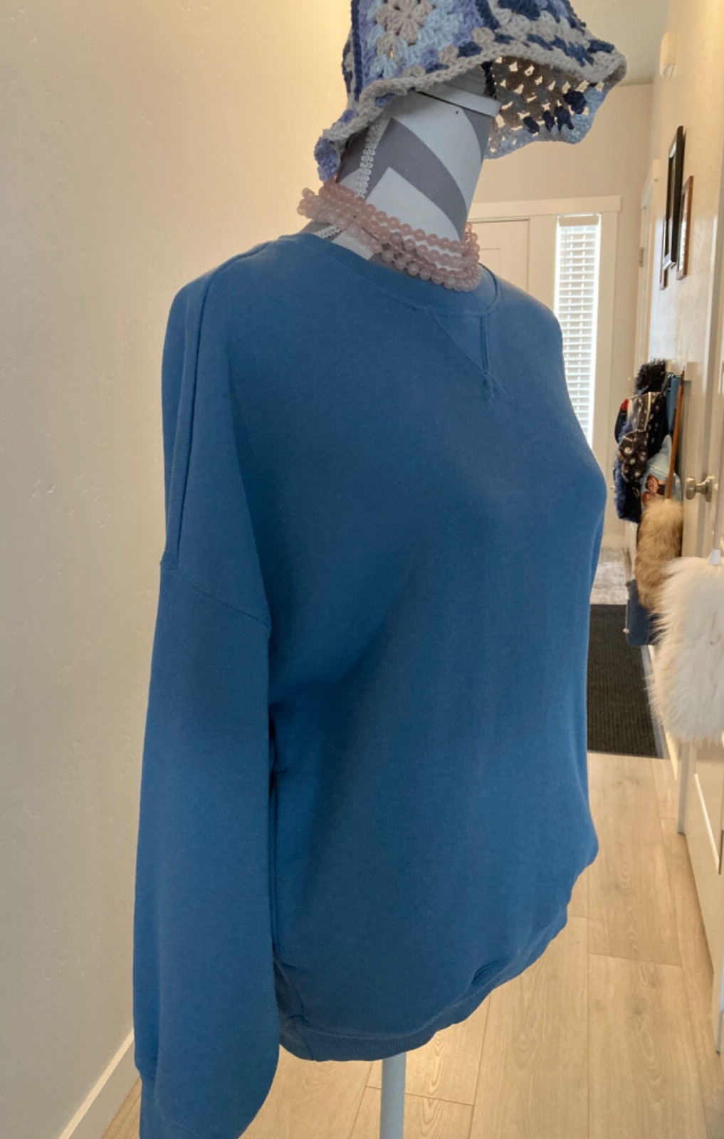 J.O & Co. Women's Casual Basic Solid Blue Fleece … - image 5