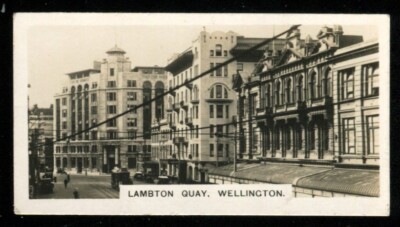 Tabakkarte, Westminster, Neuseeland, 1. Serie, 1928, Lambton Quay Wellington, #36