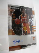 2020-21 Panini Prizm Draft Picks Prospect Autograph Hyper Jordan Bowden RC
