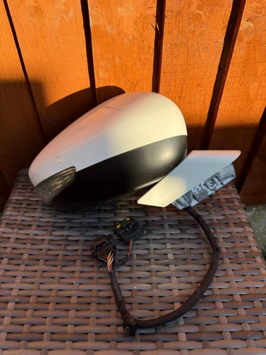 Peugeot 508 2010-2014 Driver Side Right Power Folding Wing Mirror White #458