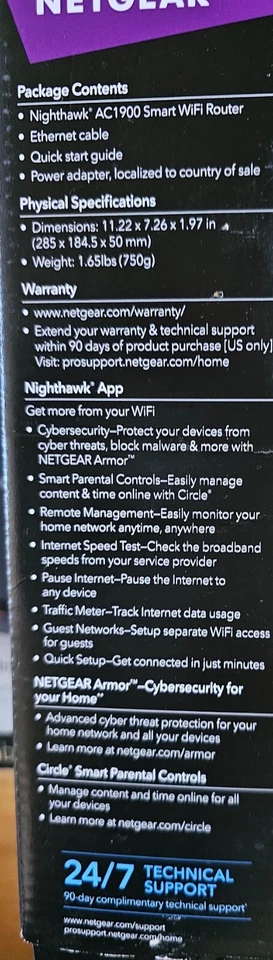 Netgear CFM1000 Ultra-High Speed Modem & Nighthawk AC1900 Smart Wifi Router - Image 2 of 4