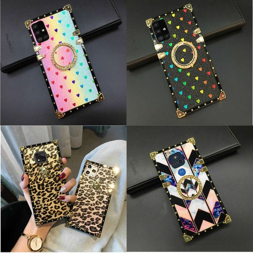For Moto G Stylus G Play G Power One 5g Ace Case Color Leopard Square Phone Case Ebay