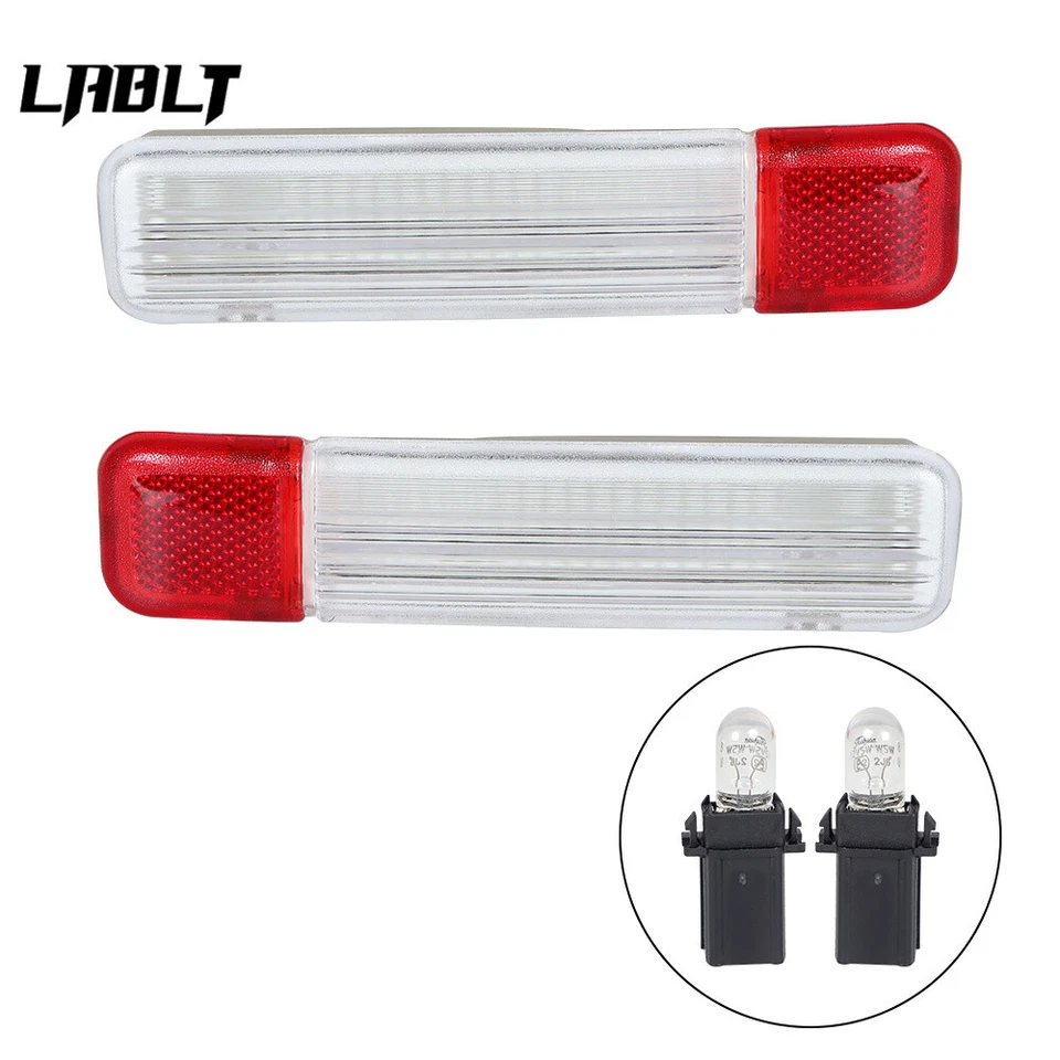 Panel de luz reflector puerta delantera L+R para Chevy Silverado Tahoe Suburban Sierra Foto 2 de 4