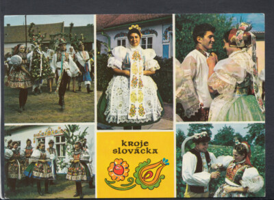 Slowakei AK - Kroje Slovacka - Divka a Mladenec Ze Svatobonc T8463