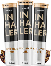 Quit Smoking Natural Habit Replacement Aromatherapy Inhaler MOUNTAIN AIR 3 Pack