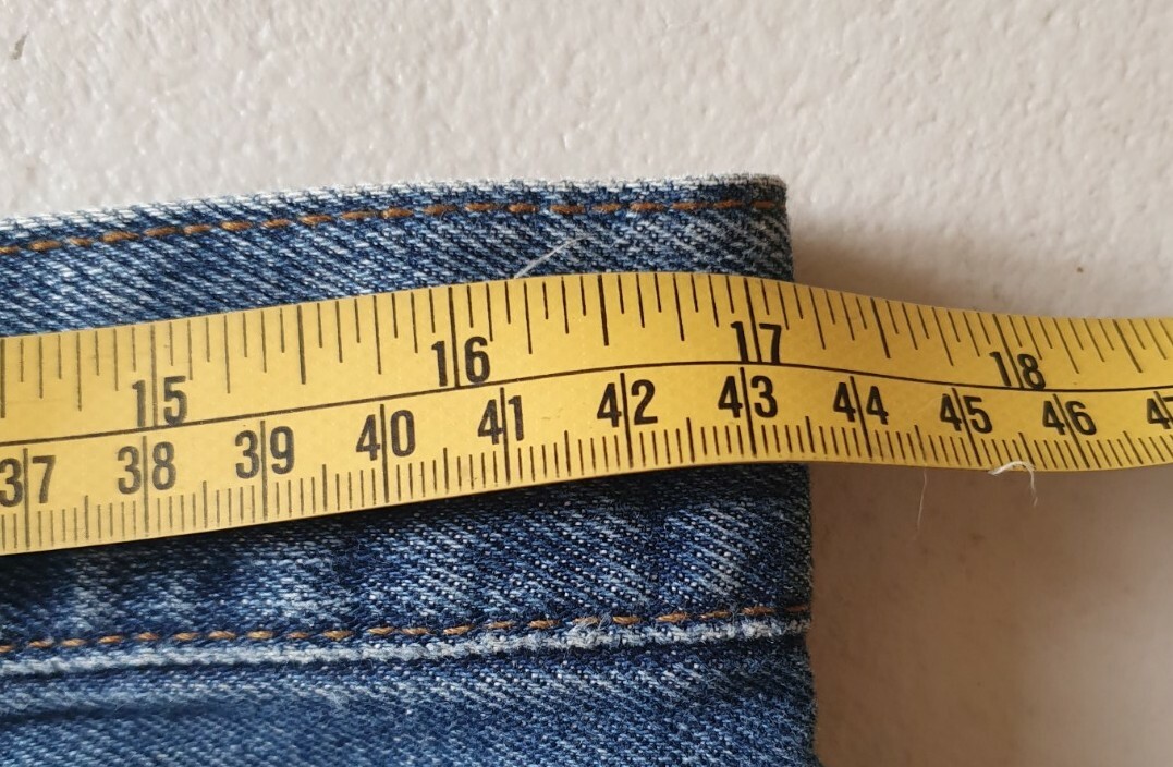 LEVIS 507 JEANS W 34 L 33 VINTAGE BLUE DENIM RED TAB … Gem