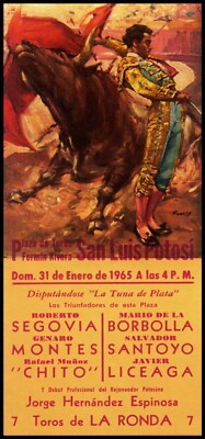 Bullfighting - Plaza De Toros De San Luis Potosi #1 Canvas Art Poster 12''x 24''