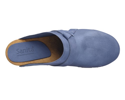 Sanita Wood Manuella Square Women Clogs | Slippers | garden shoes | Oiled Leathe - Picture 20 of 22