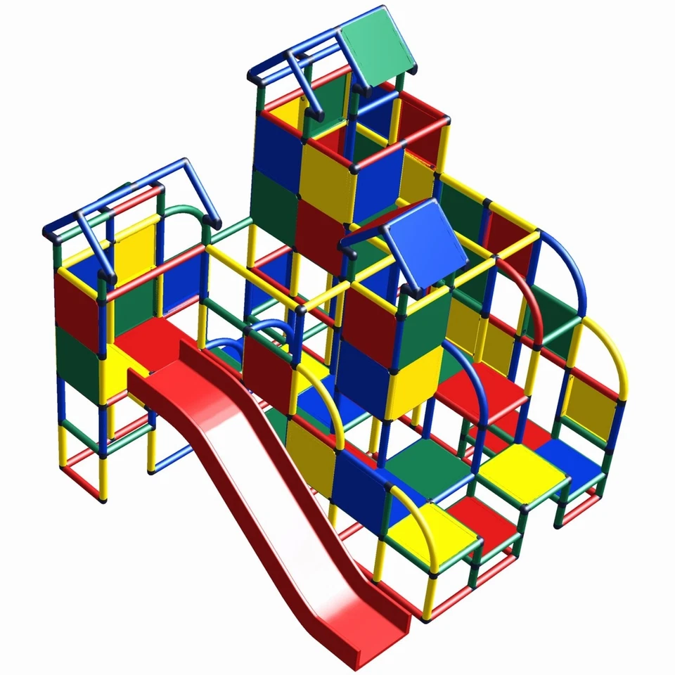 Move and stic MEGA Spiellandschaft Rutsche Spielturm Kletterturm Klettergerüst - Bild 3 von 4