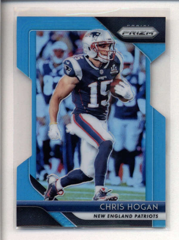 CHRIS HOGAN 2018 PANINI PRIZM 73 DIE CUT LIGHT BLUE PRIZM 104