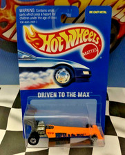 Hot Wheels 1994 Mainline #245 Driven To The Max Dragster ORANGE BW&MGW Malaysia