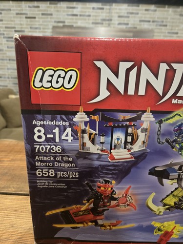LEGO Ninjago: L'Attacco del Drago Morro 70736 Nuovo Sigillato Ritirato Spedizione Gratuita - Foto 2 di 6