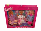 Vintage 96 Barbie Cool Career Gift Set Fashions Artist Nurse Exec NRFB 68592-92