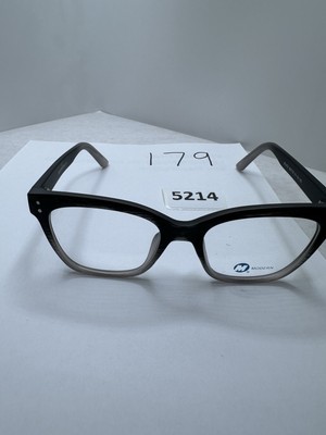 NEW MODERN OPTICAL IDENTITY BLACK MATTE AUTHENTIC EYEGLASSES FRAMES 51-18-145