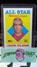 1988 Topps Jack Clark #397 All-Star St. Louis Cardinals | Clean