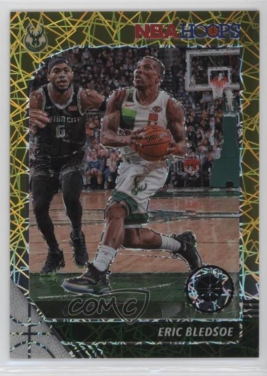 2019 Panini NBA Hoops Premium Stock Gold Laser Prizm 5/10 Eric Bledsoe #103 0c6