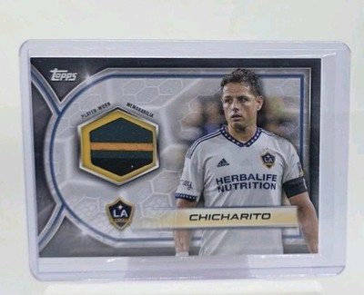 2023 Topps MLS Chicharito Memorabilia Jersey Relic, #R-C LA Galaxy Mexico