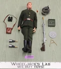 Russian Infantryman 12" GI Joe Painted Head 1966 Hasbro Vintage Action Figure
