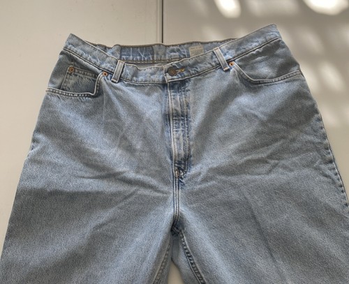 Vintage Levi’s Women’s 950 Orange Tab Relaxed Fit Tapered Jeans Size 18 USA - Picture 2 of 10