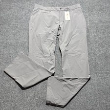 KJUS Men Ike Pants Grey MG20-D08 Regular Fit Golf Trousers 38/32 NEW