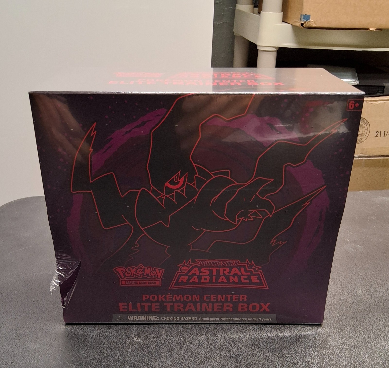Astral Radiance Pokemon Center Exclusive Elite Trainer Box Sealed Tear