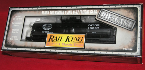 Carro cisterna fundido a presión MTH Rail King NEW YORK CENTRAL 30-8104, carrocería metálica, NUEVO en caja | Zustand: New