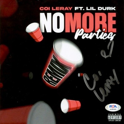 Coi Leray Signed Autographed 8x8 Photo  No More Parties  PSA/DNA Authenticated