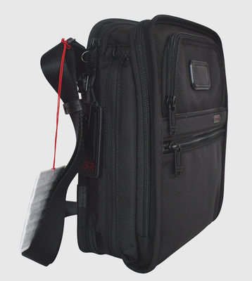 New TUMI ALPHA 3 Black Ballistic Nylon ORGANIZER TRAVEL TOTE