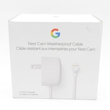 Google Nest Weatherproof Cable for Nest Camera (16 feet / 5 meters) Snow