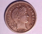 1916  Barber Dime, F COND.   Silver 10c ***409-6