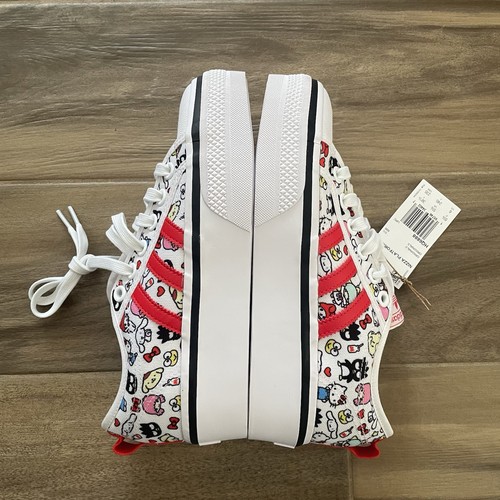 adidas x Hello Kitty Originals Nizza Platform Sneakers Womens 7.5 - Picture 5 of 10