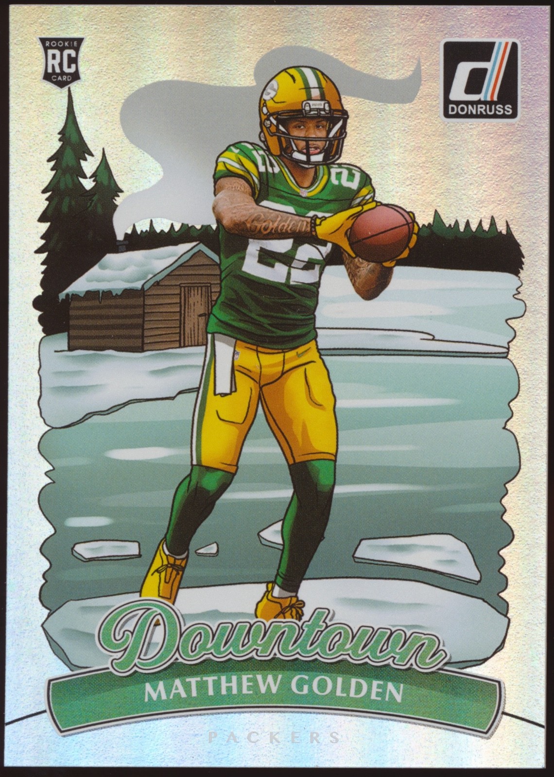 2025 PANINI DONRUSS MATTHEW GOLDEN DOWNTOWN ROOKIE SSP!