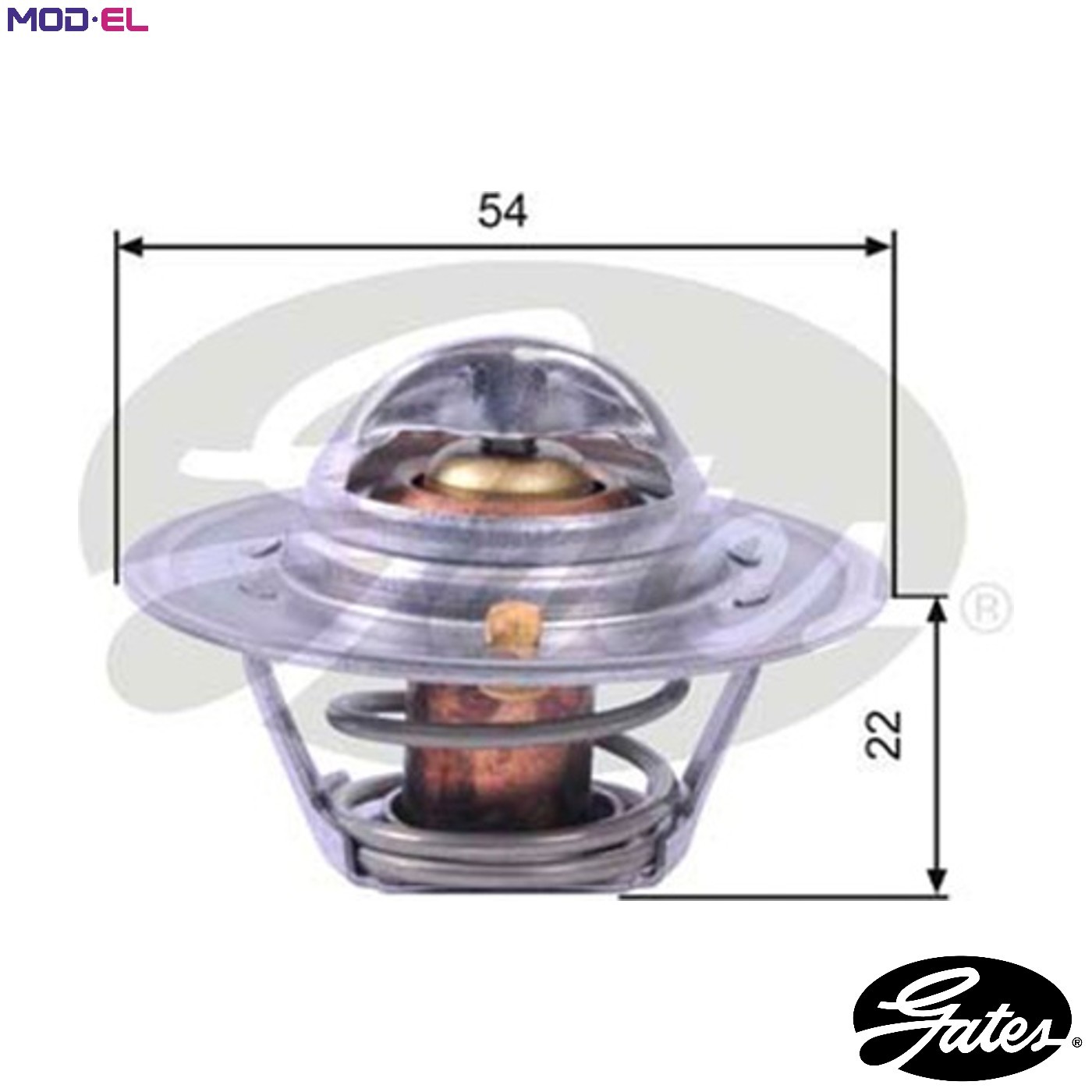 Gates TH12888G2 Coolant Thermostat Cooling Fits Nissan Micra Micra C+C Note - Image 16