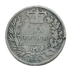 1873 Victoria Sixpence — photo from another recent sale
