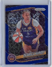 2025 Panini Prizm WNBA #39 Dearica Hamby Blue Velocity Prizms