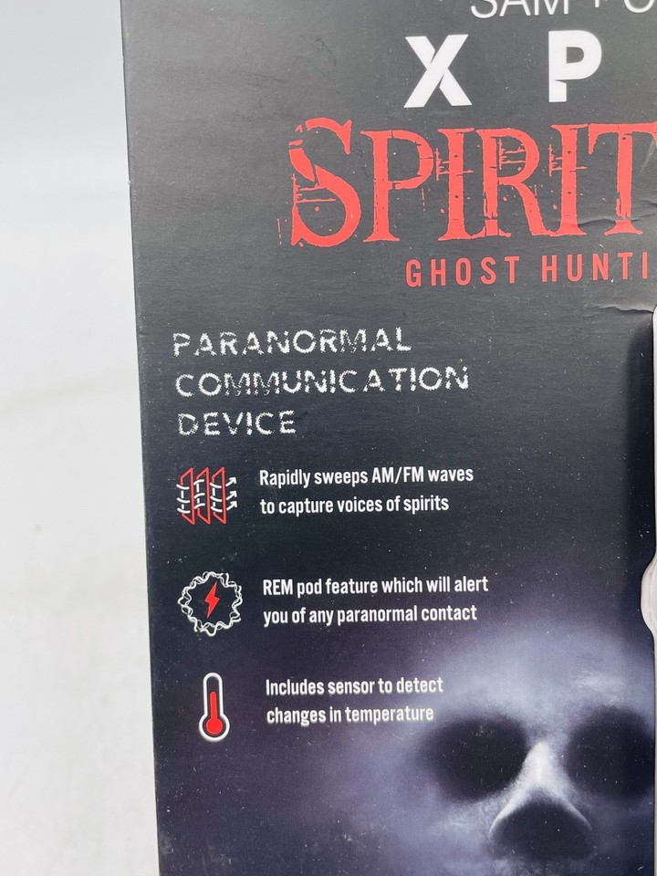Sam And Colby XPLR Spirit Box – Dispositivo Di Rilevamento Paranormale Con Scanner AM/FM, Antenna REM, Sensori EMF E Temperatura, Per Cacciatori Di Fantasmi