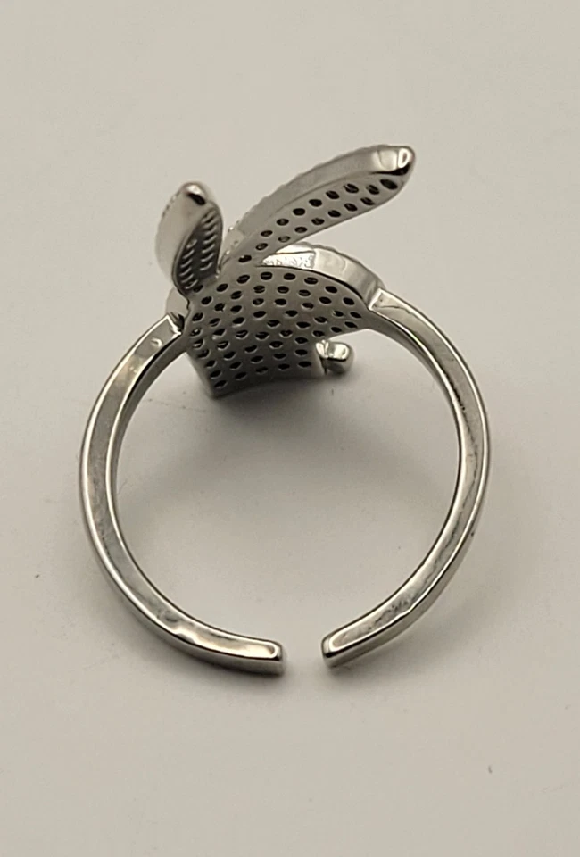 BAGUE LAPIN PLAYBOY STRASS ! NEUVE ! - Photo 3/4