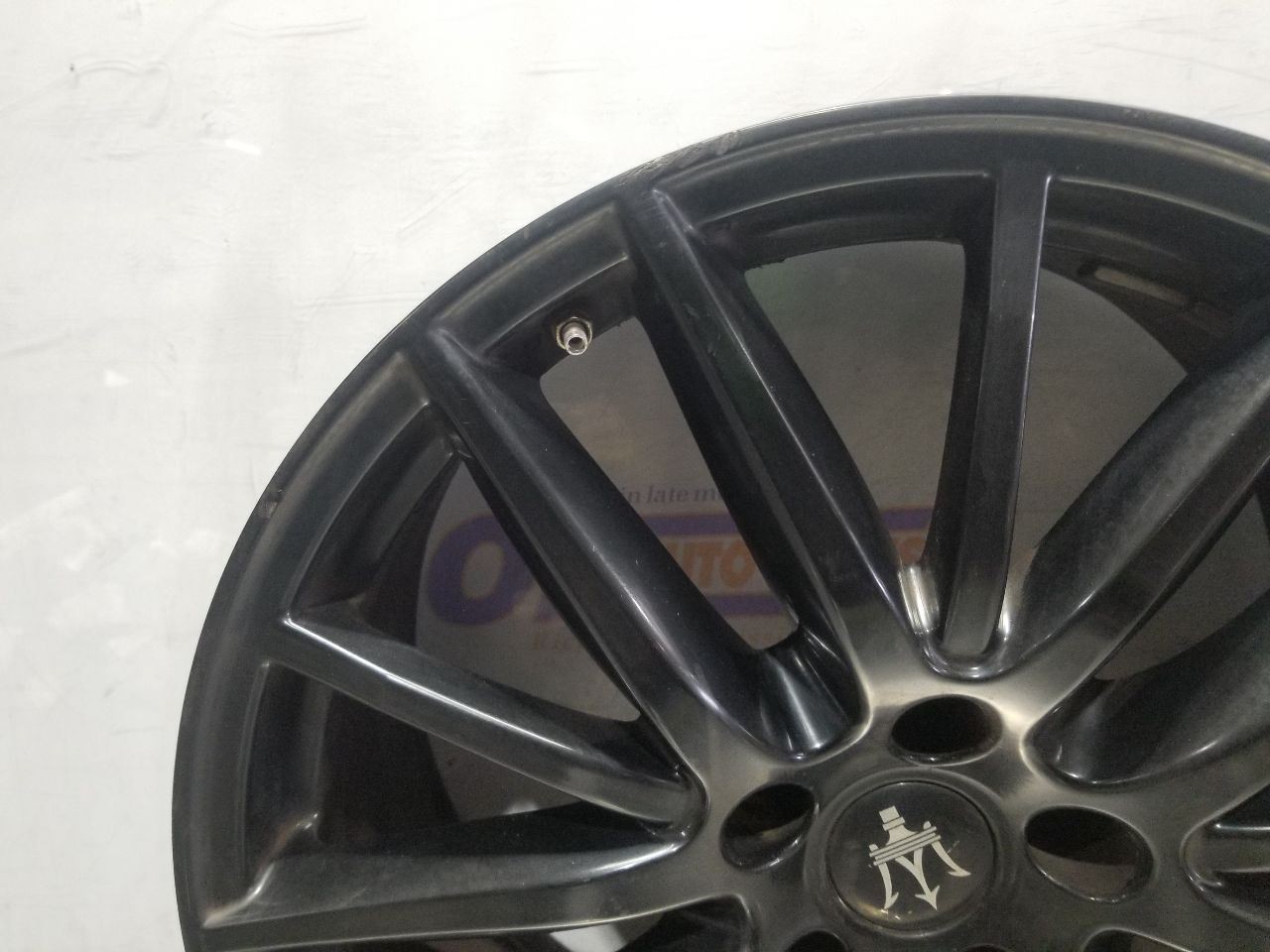14 2014 MASERATI GHIBLI SQ4 WHEEL 19X8-1/2 ALLOY 15 SPOKE BLACK 670016851