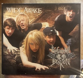 Rare Picture Me Broken Wide Awake 2010 Megaforce Records CD Emo Hardcore.