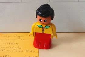 Lego Duplo 2435 Western Town Female Lady Minifigure Only 31181pb04