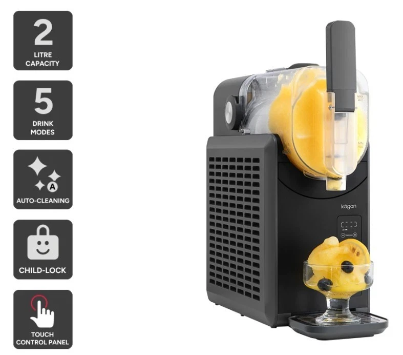 Kogan Slushie Frozen Drink Maker – 2L Rapid Chill, 5 Drink Modes, Touch Control - image 3 of 4